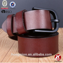 Hongmioo Real leather belts in black and brown with pin buckle